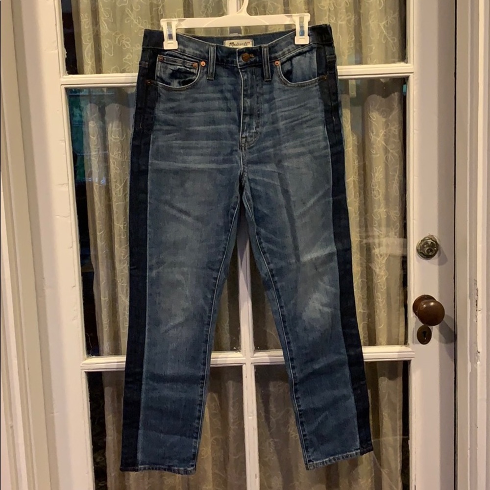 Madewell “the high-rise slim boyjean” jeans